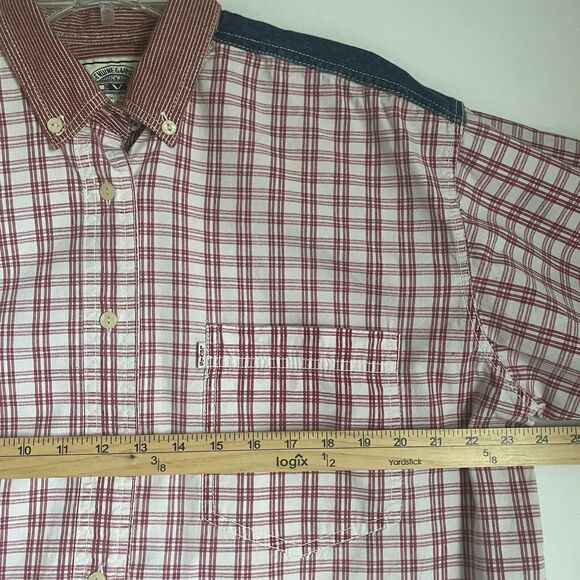 Vintage Levi’s Women’s Shirt S/M Patchwork Button Up Long Sleeve Western Grunge - Picture 5 of 7